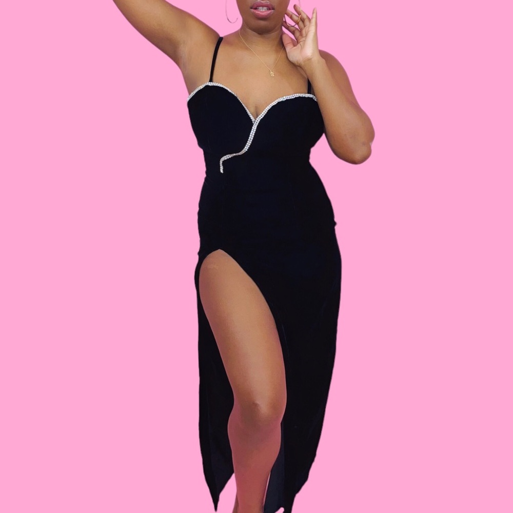 Vintage Velvet Dress